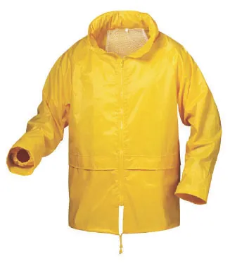 Regenjacke Gr.62/64 mit Kapuze 100% Nylon / Vinyl beschichtet 0