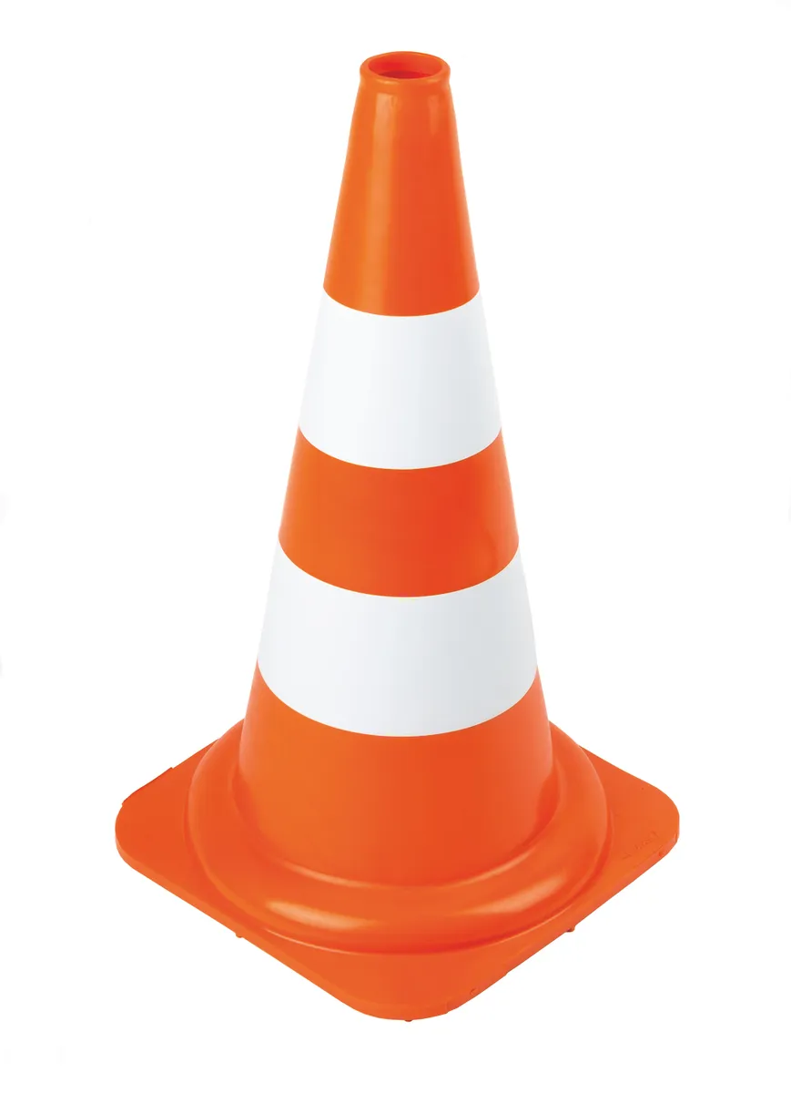 Verkehrsleitkegel rot 50 cm 0