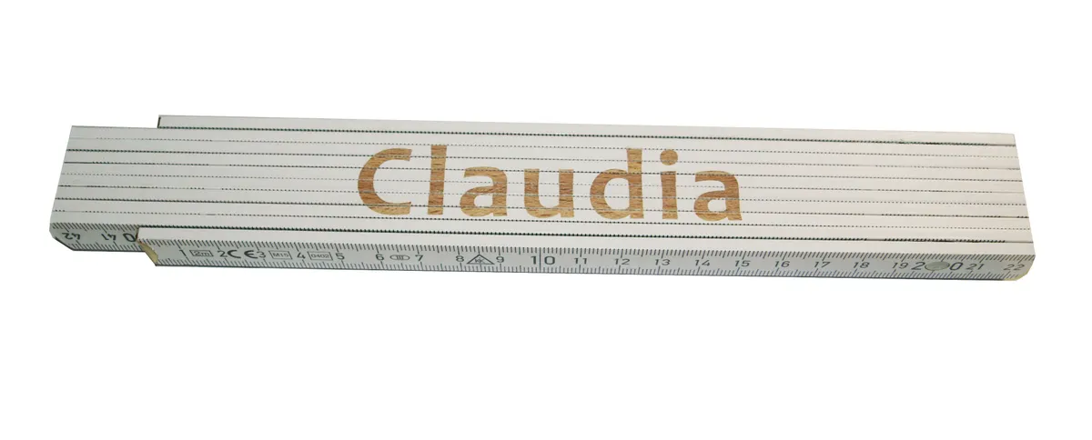 Meterstab weiß Claudia 0