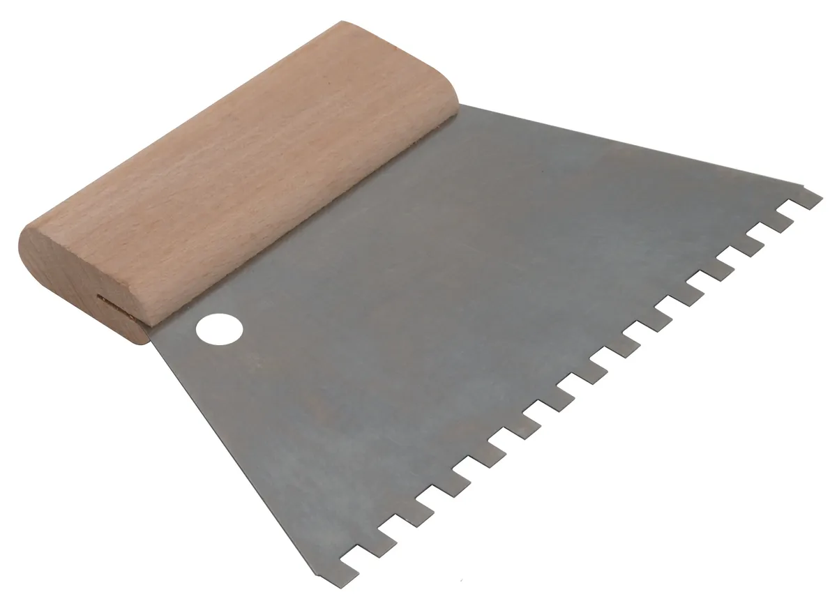 Kleberspachtel 180 mm Zahnung 6x6x6 mm Zahnform C2 0