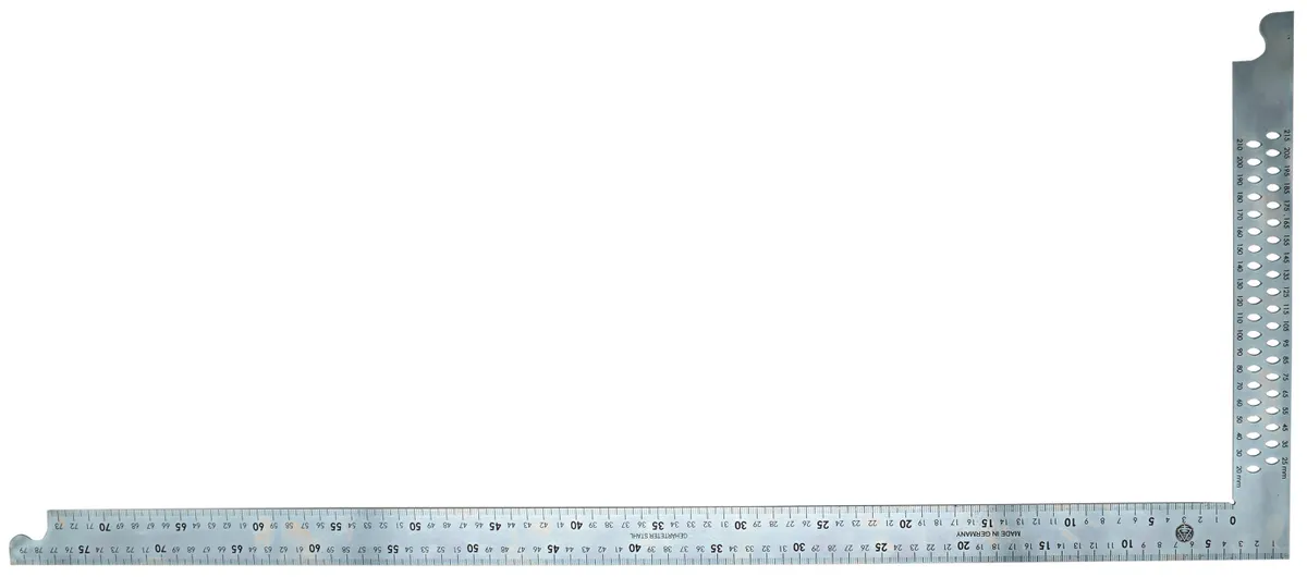 Zimmermannswinkel 700 mm mit Löchern 0