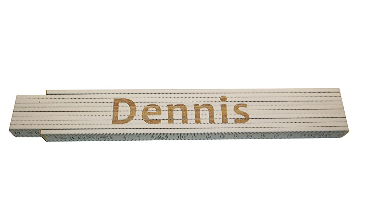 Meterstab weiß Dennis 0