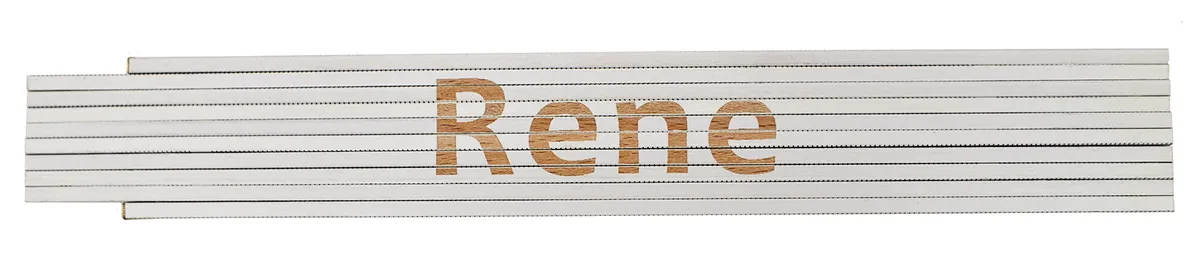 Meterstab weiß Rene 0