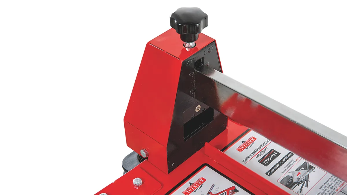 Fliesenschneider GigaCut 935 mm mit Laser mit Klappfüßen u. Höhenverstellung-Führungsschiene 6