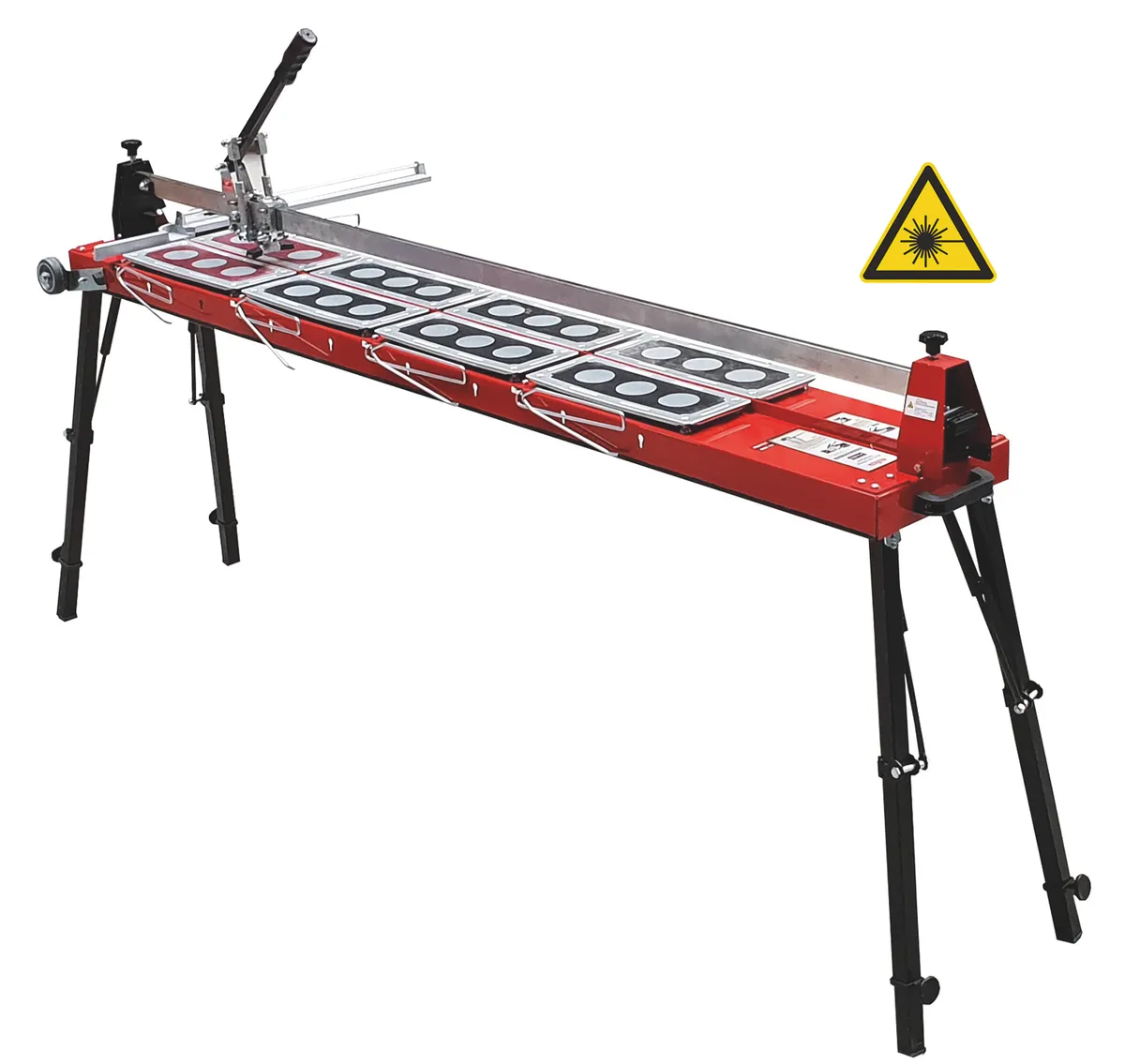 Fliesenschneider GigaCut Plus 1600 mm höhenverstellbar mit Beinen, Laser, Stoßdämpfer 0