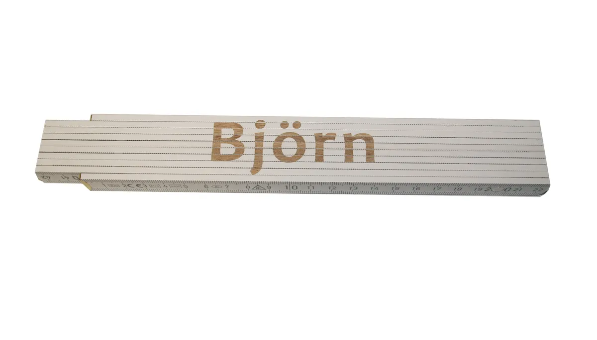 Meterstab weiß Björn 0