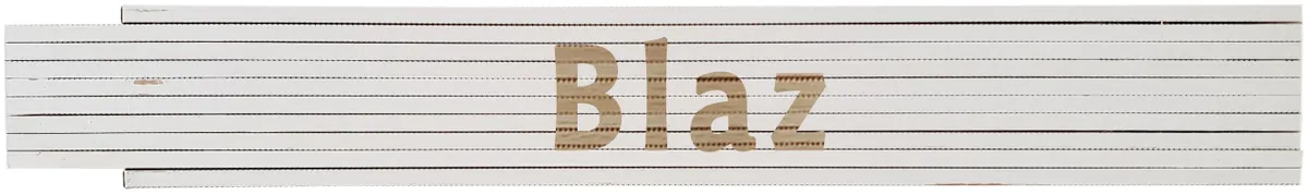 Meterstab weiß Blaz 0