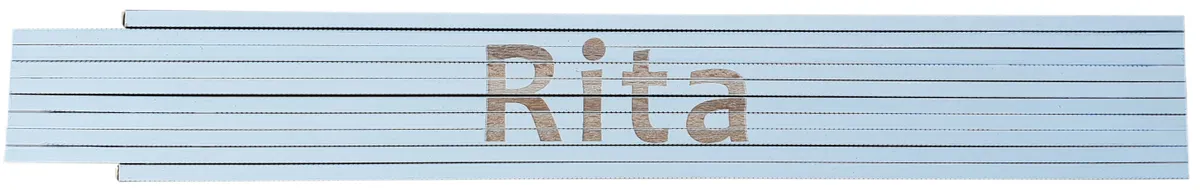 Meterstab weiß Rita 0