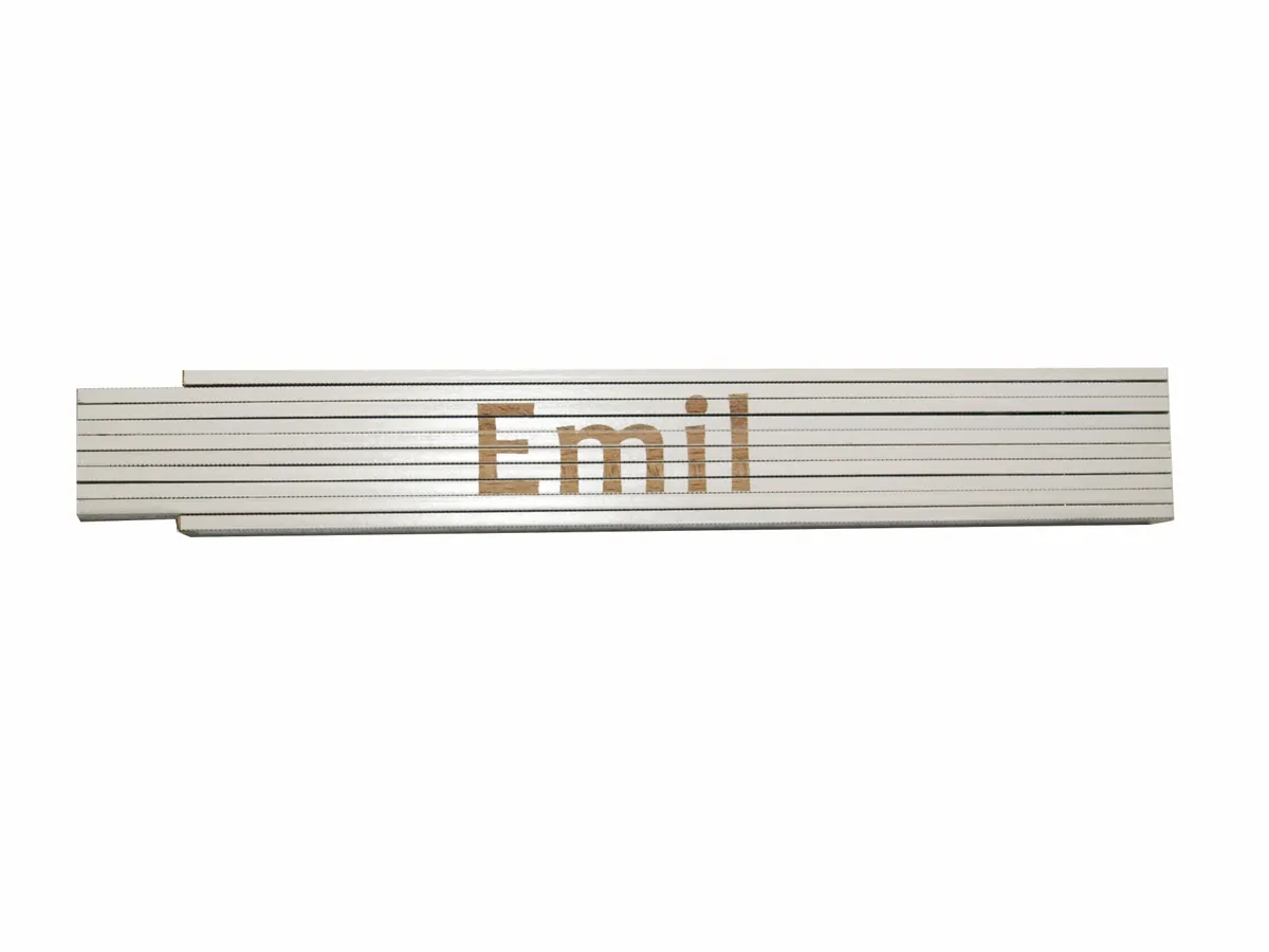 Meterstab weiß Emil 0