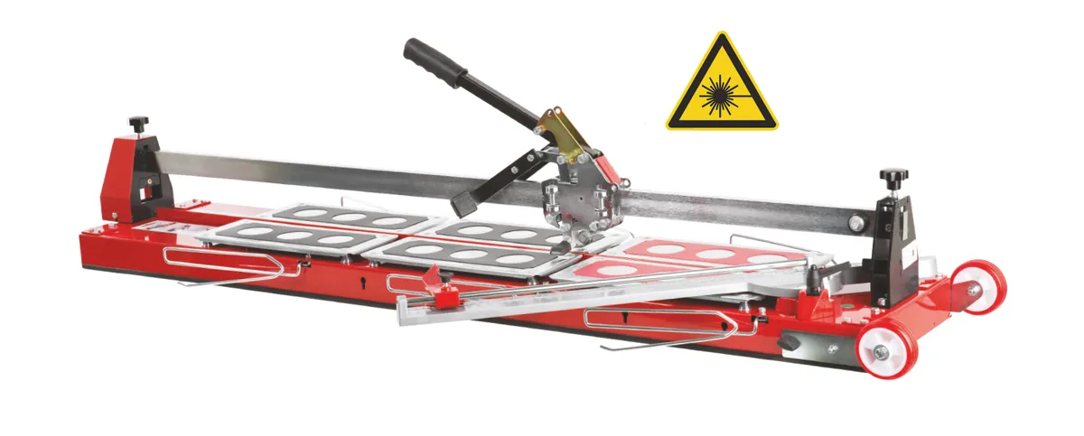 Fliesenschneider GigaCut 935 mm mit Laser und Höhenverstellung-Führungsschiene 0