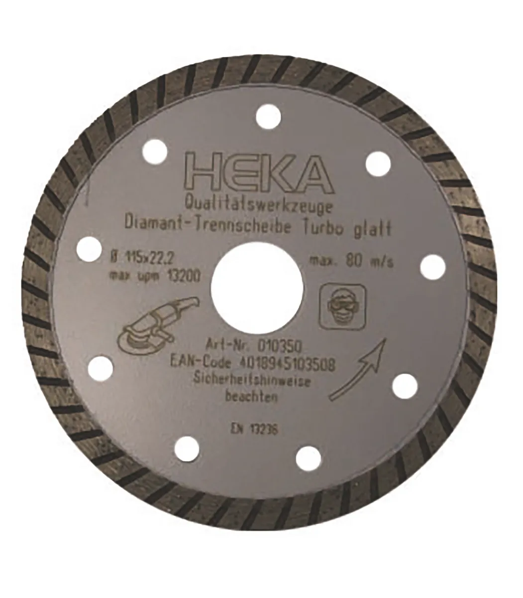 Diamantscheibe Turbo glatt 200 mm B:22,2 0