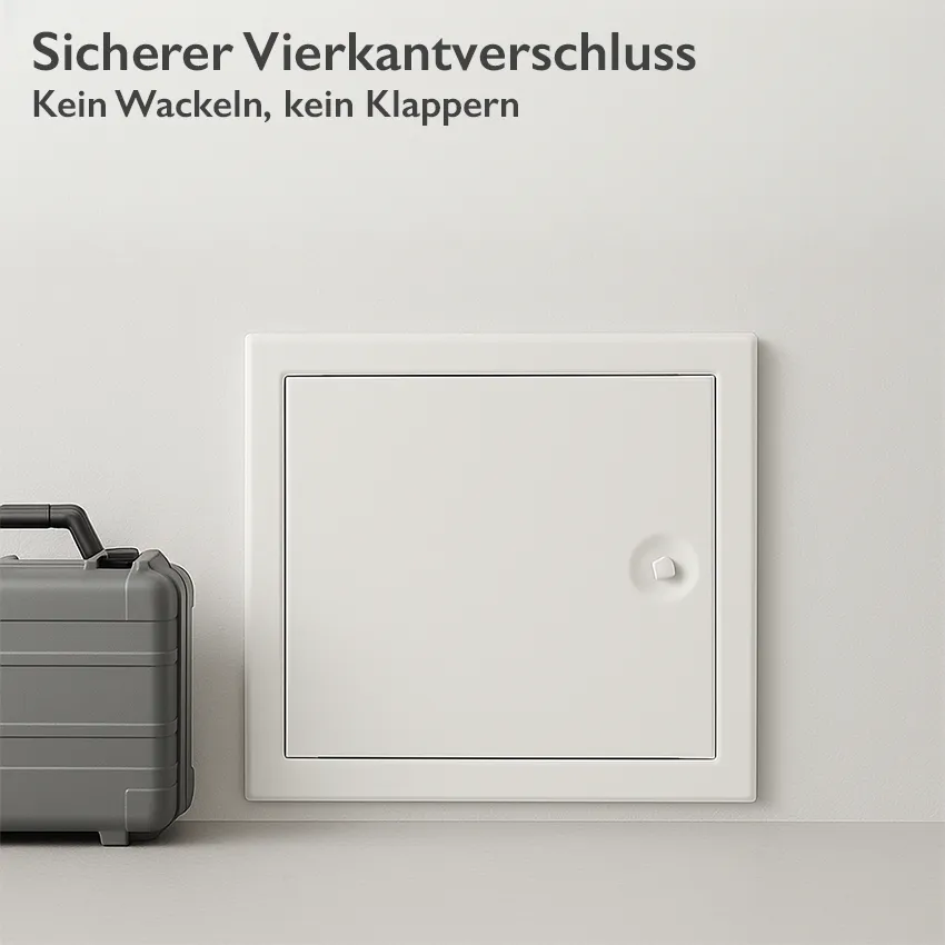Revisionstüre 800 x 800 weiß grundiert 4