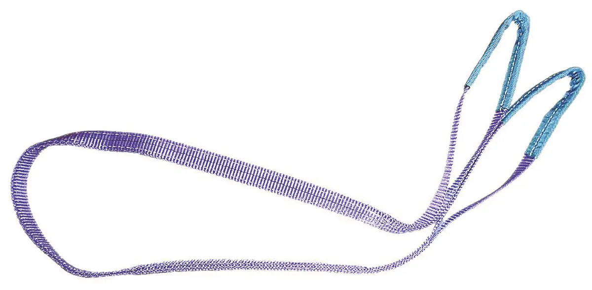 Hebeband 4 m, 1000 kg, zweilagig, mit verstärkten Schlaufen, violett 0