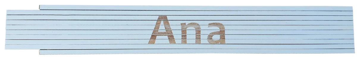 Meterstab weiß Ana 0