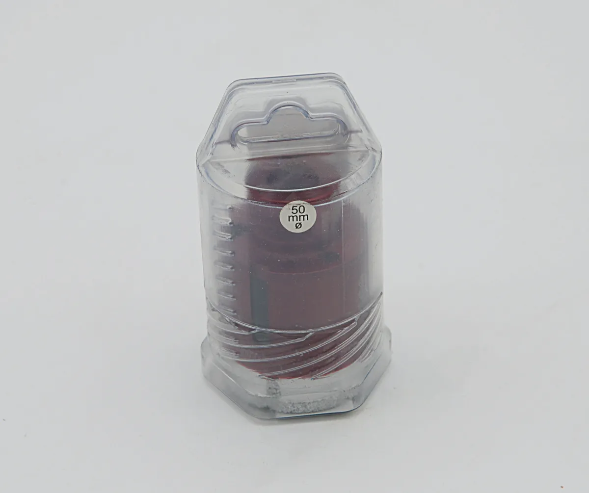 Diamantbohrkrone 50 mm rot metallic M14 Aufnahme 2