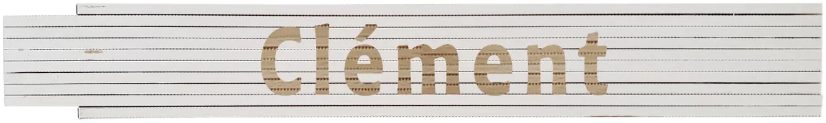 Meterstab weiß Clément 0