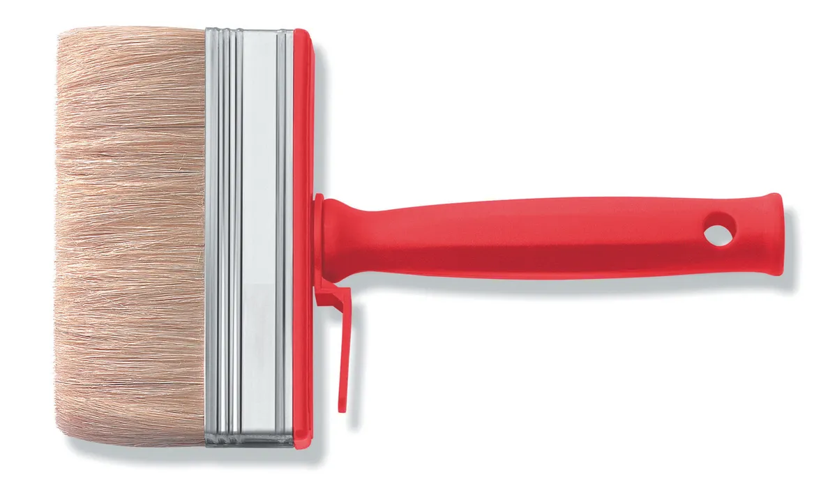 Flächenstreicher 70 x 30 mm PVC-Griff helle Borste 0