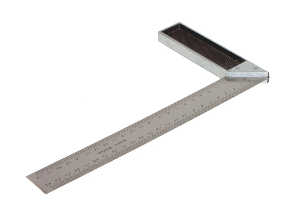 Schreinerwinkel 250 mm mit Gehrung 0