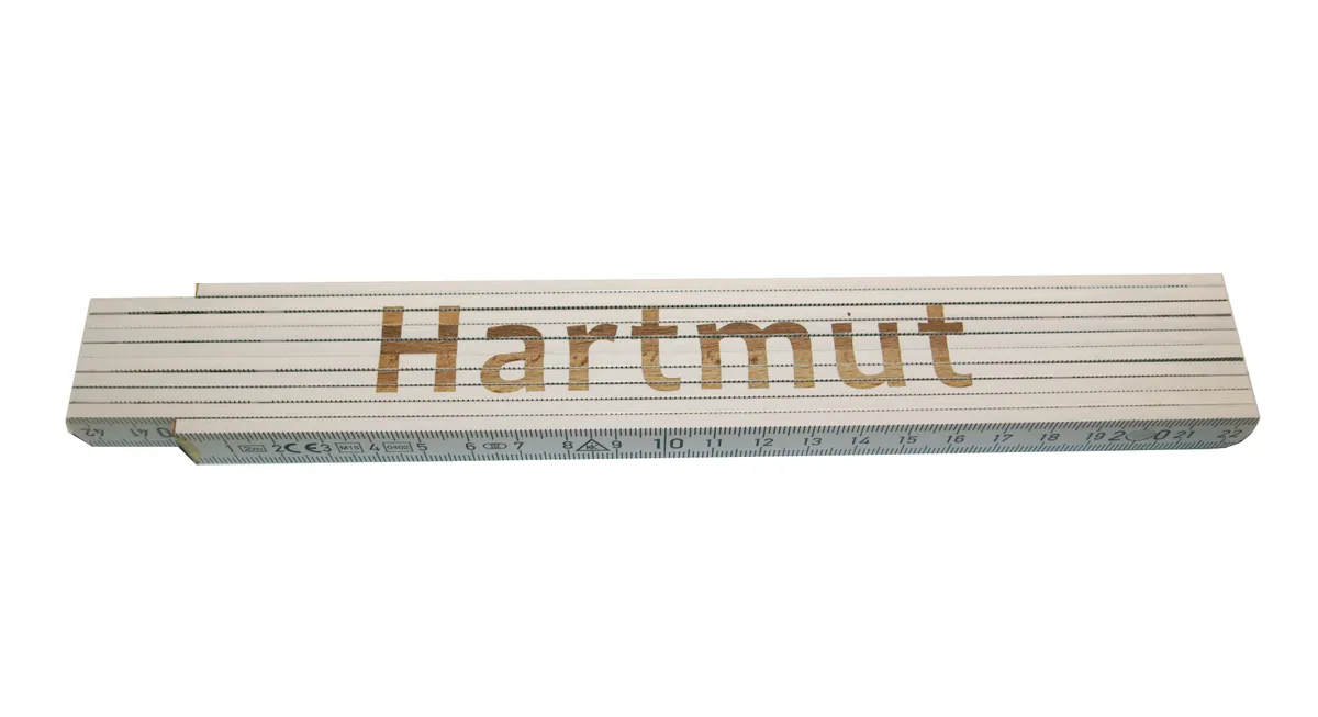 Meterstab weiß Hartmut 0