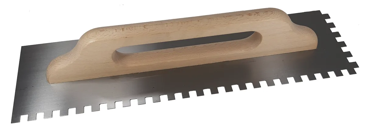 Schweizer Glättekelle 10x10x10 Stahl Holzgriff 0