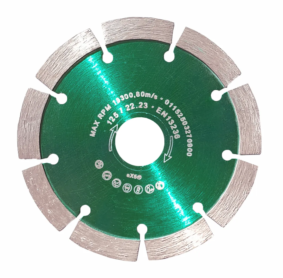 Diamant-Trennscheibe 125/22,2 mm Beton grün 0