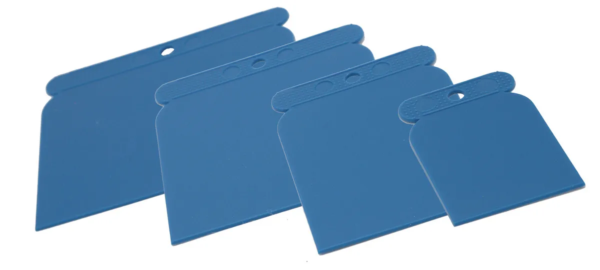 Japanspachtel Kunststoff 4 tlg. Breiten: 50, 75, 100, 120 mm 0