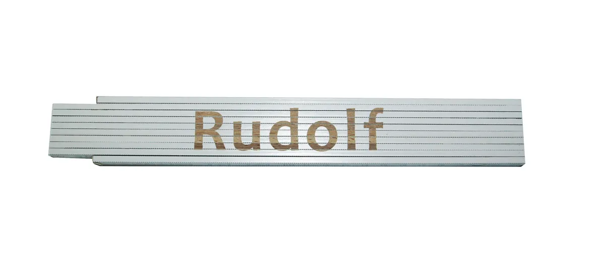 Meterstab weiß Rudolf 0