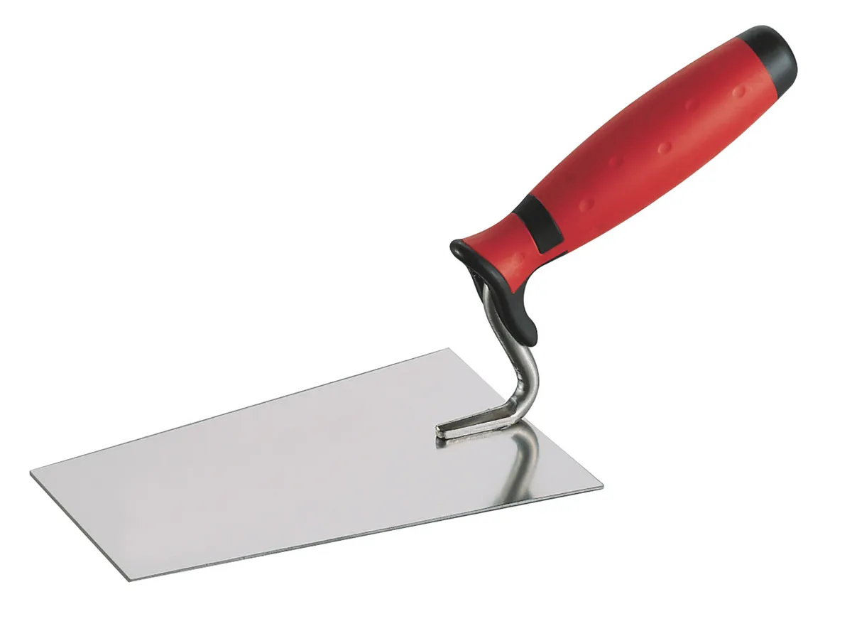 Maurerkelle 160 mm S-Form rostfrei mit Softgriff 0