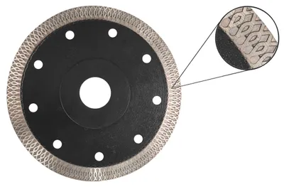 Diamant-Trennscheibe Heka-Speed 115/22,2 mm Feinsteinzeug Super schwarz