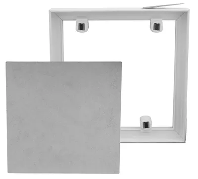 PVC Fliesenrahmen magnetisch weiß 156 x 156 mm
