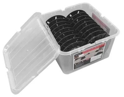 Höhenverstellbares Stelzlager-Set 18 Stück FB 2 mm 35-60mm in praktischer Aufbewahrungsbox