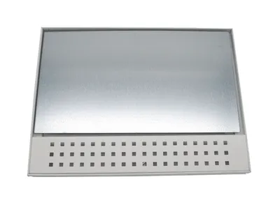 Whirlpoolrahmen PVC weiß 309x409 mit 7 cm Chrom Einlegeblech