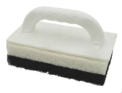 Padbrett 23x11 cm Trägerbrett weiß mit 2 Belägen (schwarz,weiß)