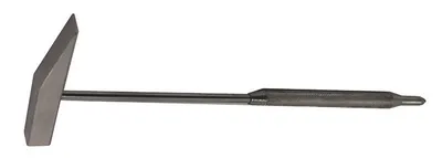 Fliesenhammer Metall flach