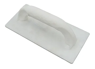 Padbrett 23x11 cm Trägerbrett weiß mit Klettstreifen für Vliesbeläge