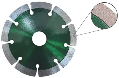 Diamant Trennscheibe Heka-Concrete, 180 mm, 30 mm inkl. Reduzierring auf 25,4 & 22,23 mm