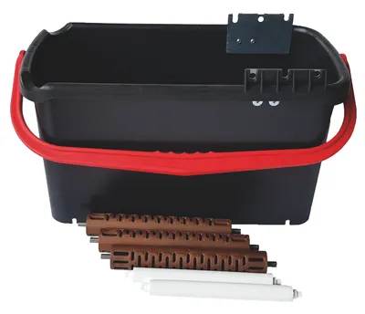 Waschboy 23 l Optimal Metallhalterung 3 Noppenwaschrollen, 2 Laufrollen, o. Brett