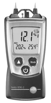 Holz-und Feuchtemessgerät Testo 606-2 mit Feuchte-Messung, NTC-Luft Thermometer
