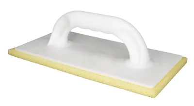 Glättbrett 28x14x10 Hydroschwamm Reibfix Trägerbrett weiß