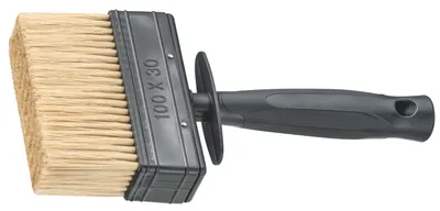 Flächenstreicher 100 x 30 mm PVC-Griff helle Borste