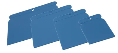Japanspachtel Kunststoff 4 tlg. Breiten: 50, 75, 100, 120 mm